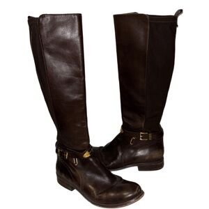 Michael Kors Dark Brown Over the Knee Boots